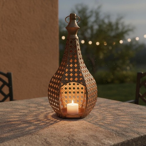 Bougeoir oriental ajouré - oriental,