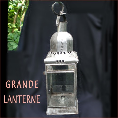 Lanterne grande vitrée - grande,